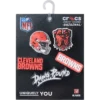 NFL Cleveland Browns 5-pakkaus Jibbitz-kenkäkorut NFL Cleveland Browns 5-pakkaus Jibbitz-kenkäkorut
