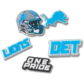 NFL Detroit Lions 5-pakkaus Jibbitz-kenkäkorut