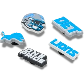 NFL Detroit Lions 5-pakkaus Jibbitz-kenkäkorut
