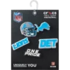 NFL Detroit Lions 5-pakkaus Jibbitz-kenkäkorut NFL Detroit Lions 5-pakkaus Jibbitz-kenkäkorut