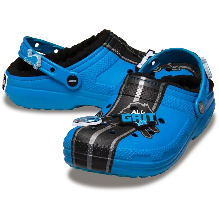 NFL Detroit Lions Classic Lined Clog NFL Detroit Lions Classic Lined Clog