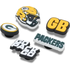 NFL Green Bay Packers 5-pakkaus Jibbitz-kenkäkorut