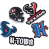NFL Houston Texans 5-pakkaus Jibbitz-kenkäkorut
