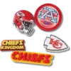 NFL Kansas City Chiefs 5-pack Jibbitz-kenkäkorut NFL Kansas City Chiefs 5-pack Jibbitz-kenkäkorut