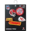 NFL Kansas City Chiefs 5-pack Jibbitz-kenkäkorut NFL Kansas City Chiefs 5-pack Jibbitz-kenkäkorut