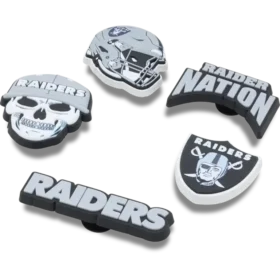 NFL Las Vegas Raiders 5-pakkaus Jibbitz-kenkäkorut