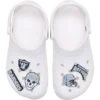 NFL Las Vegas Raiders 5-pakkaus Jibbitz-kenkäkorut NFL Las Vegas Raiders 5-pakkaus Jibbitz-kenkäkorut
