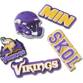 NFL Minnesota Vikings 5-pakkaus Jibbitz-kenkäkorut