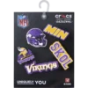 NFL Minnesota Vikings 5-pakkaus Jibbitz-kenkäkorut