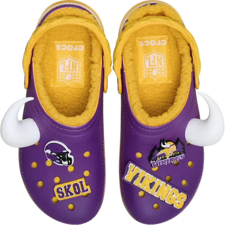 NFL Minnesota Vikings Classic Lined Clog NFL Minnesota Vikings Classic Lined Clog