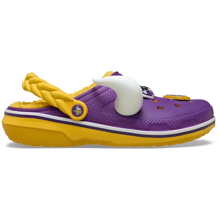 NFL Minnesota Vikings Classic Lined Clog NFL Minnesota Vikings Classic Lined Clog