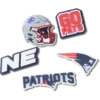 NFL New England Patriots 5-pakkaus Jibbitz-kenkäkorut NFL New England Patriots 5-pakkaus Jibbitz-kenkäkorut