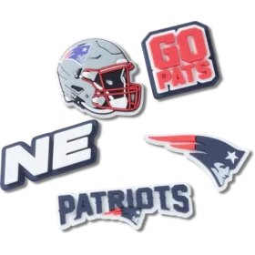NFL New England Patriots 5-pakkaus Jibbitz-kenkäkorut
