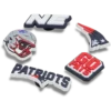NFL New England Patriots 5-pakkaus Jibbitz-kenkäkorut NFL New England Patriots 5-pakkaus Jibbitz-kenkäkorut