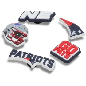 NFL New England Patriots 5-pakkaus Jibbitz-kenkäkorut