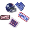 NFL New York Giants 5-pakkaus Jibbitz-kenkäkorut NFL New York Giants 5-pakkaus Jibbitz-kenkäkorut