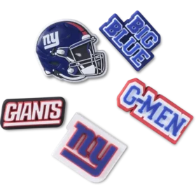 NFL New York Giants 5-pakkaus Jibbitz-kenkäkorut