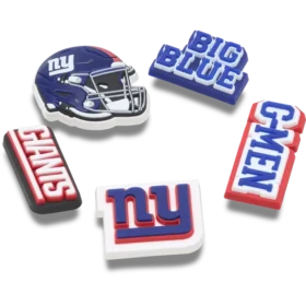 NFL New York Giants 5-pakkaus Jibbitz-kenkäkorut
