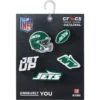 NFL New York Jets 5-pakkaus Jibbitz-kenkäkorut NFL New York Jets 5-pakkaus Jibbitz-kenkäkorut