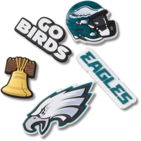 NFL Philadelphia Eagles 5-pakkaus Jibbitz-kenkäkorut