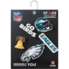 NFL Philadelphia Eagles 5-pakkaus Jibbitz-kenkäkorut NFL Philadelphia Eagles 5-pakkaus Jibbitz-kenkäkorut
