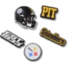 NFL Pittsburgh Steelers 5-pakkaus Jibbitz-kenkäkorut NFL Pittsburgh Steelers 5-pakkaus Jibbitz-kenkäkorut
