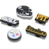 NFL Pittsburgh Steelers 5-pakkaus Jibbitz-kenkäkorut NFL Pittsburgh Steelers 5-pakkaus Jibbitz-kenkäkorut