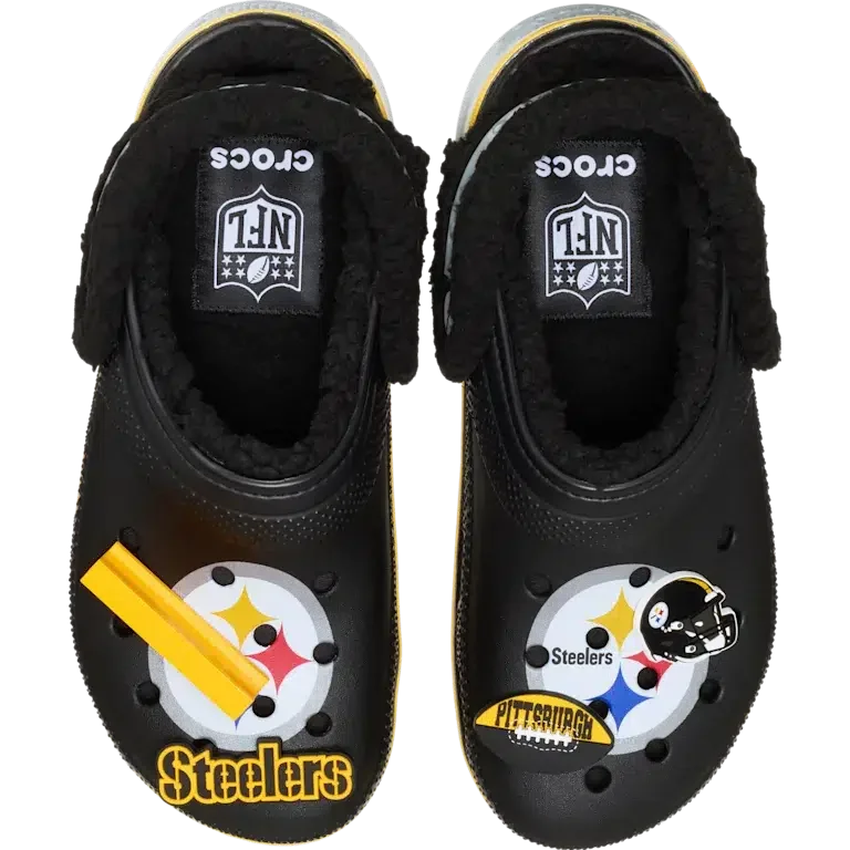 NFL Pittsburgh Steelers Classic Lined Clog NFL Pittsburgh Steelers Classic Lined Clog