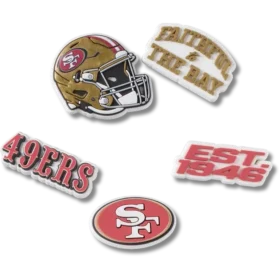NFL San Francisco 49ers 5-pakkaus Jibbitz-kenkäkorut