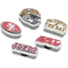 NFL San Francisco 49ers 5-pakkaus Jibbitz-kenkäkorut NFL San Francisco 49ers 5-pakkaus Jibbitz-kenkäkorut