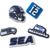 NFL Seattle Seahawks 5-pakkaus Jibbitz-kenkäkorut