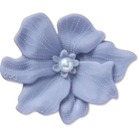 Periwinkle-kukka ja helmi -Jibbitz-korut