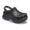 Pienet valas-retro-Crocs-sandaalit, paksu pohja, musta