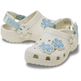 Pikkulasten Classic Denim Flower -pistokka, säädettävä takahihna