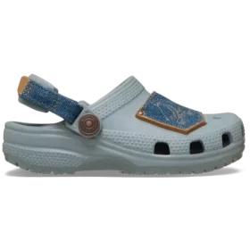 Pikkulasten Classic Denim -pistokkaat, säädettävällä takahihnalla