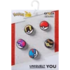Poke Ball 5-pakkaus Jibbitz-korut