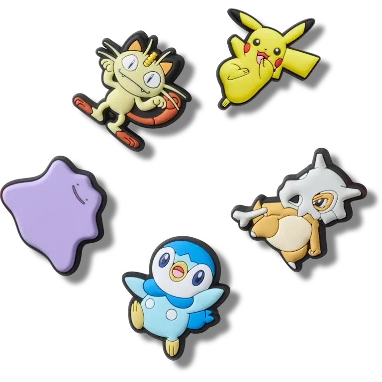Pokémon-valikoima, 5 kpl:n Jibbitz-korut Pokémon-valikoima, 5 kpl:n Jibbitz-korut