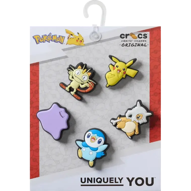 Pokémon-valikoima, 5 kpl:n Jibbitz-korut Pokémon-valikoima, 5 kpl:n Jibbitz-korut