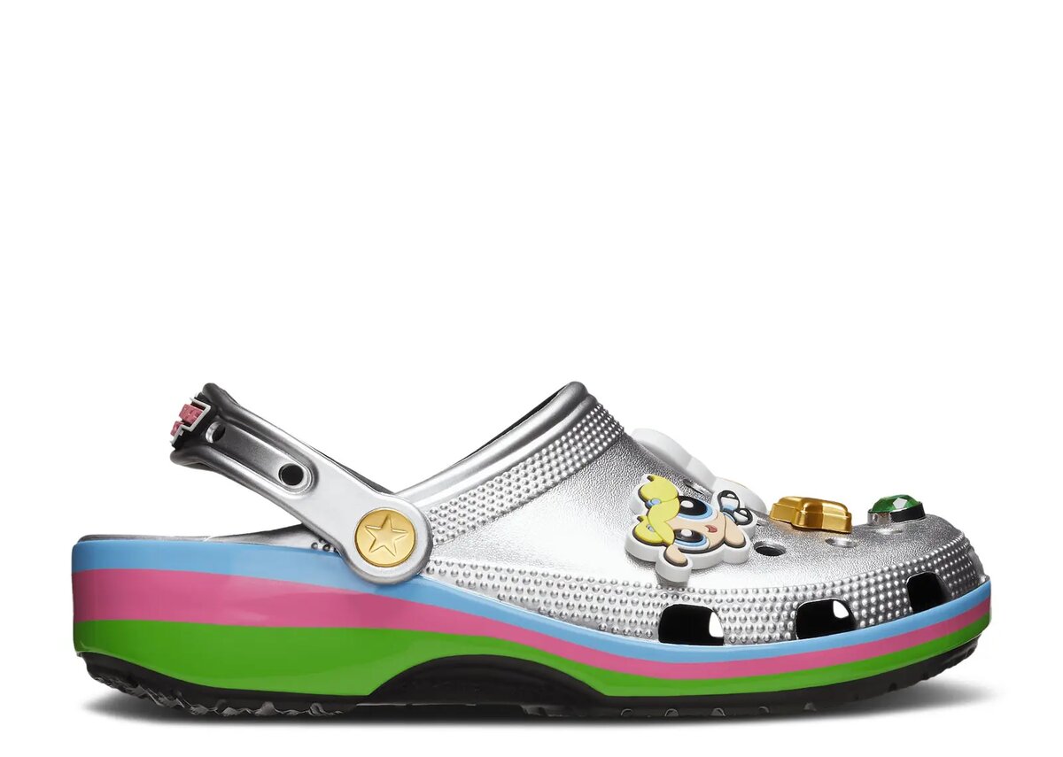Powerpuff Girls x Classic Clog ”Metallic Silver” Powerpuff Girls x Classic Clog ”Metallic Silver”