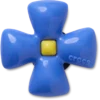 Puffy Blue Flower Jibbitz-korut