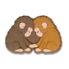 Punch the Monkey and His Bestie Jibbitz-kenkäkorut