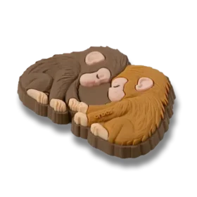Punch the Monkey and His Bestie Jibbitz-kenkäkorut
