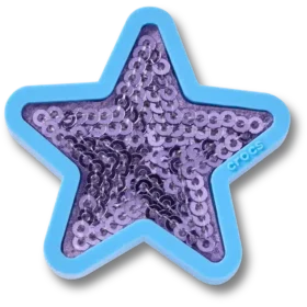 Purple Sequin Star Jibbitz™-korut