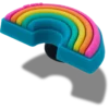 Rainbow Jibbitz-korut