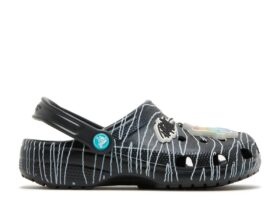 Ron English x Classic Clog Kids ’Party Animals – Zebra Black’
