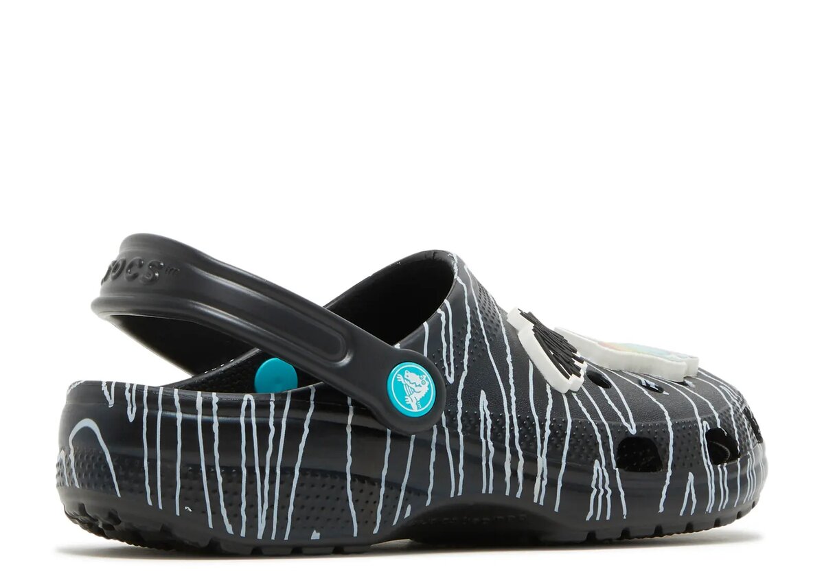 Ron English x Classic Clog Kids ’Party Animals – Zebra Black’ Ron English x Classic Clog Kids ’Party Animals – Zebra Black’