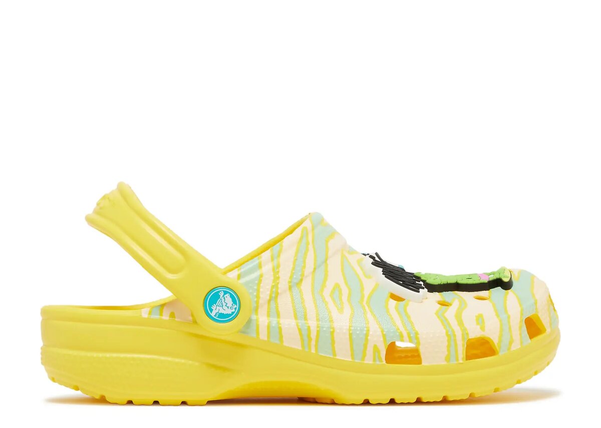 Ron English x Classic Clog Kids ’Party Animals – Zebra Lemon’ Ron English x Classic Clog Kids ’Party Animals – Zebra Lemon’