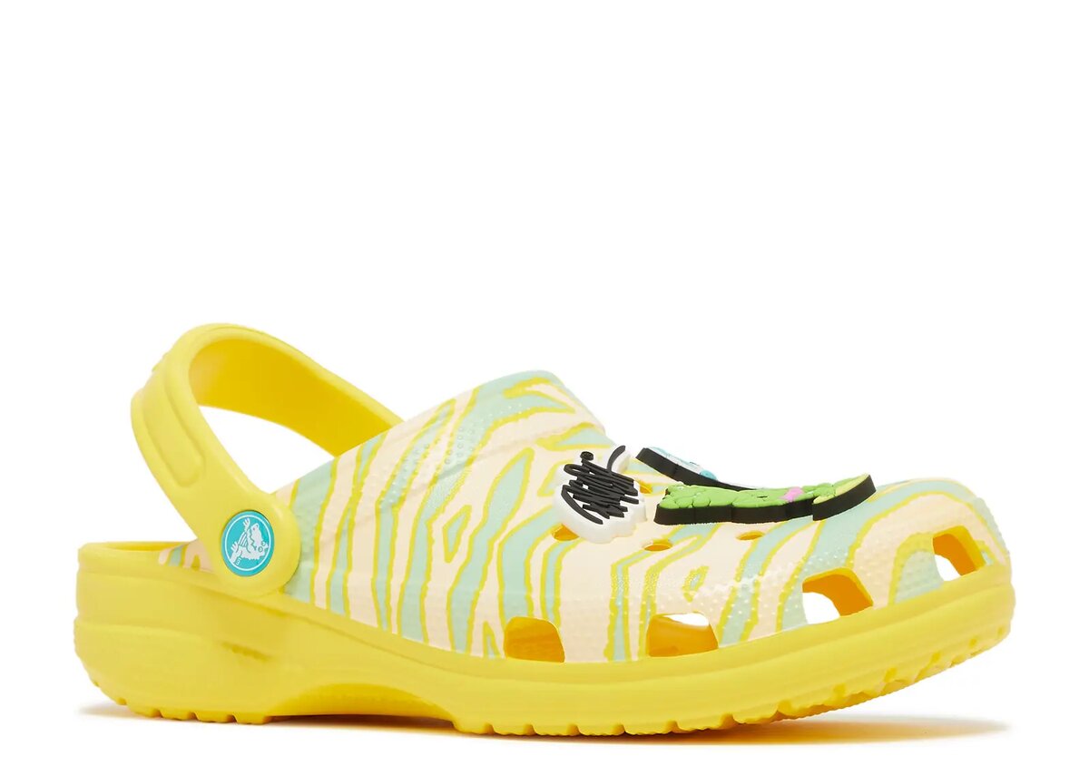 Ron English x Classic Clog Kids ’Party Animals – Zebra Lemon’ Ron English x Classic Clog Kids ’Party Animals – Zebra Lemon’