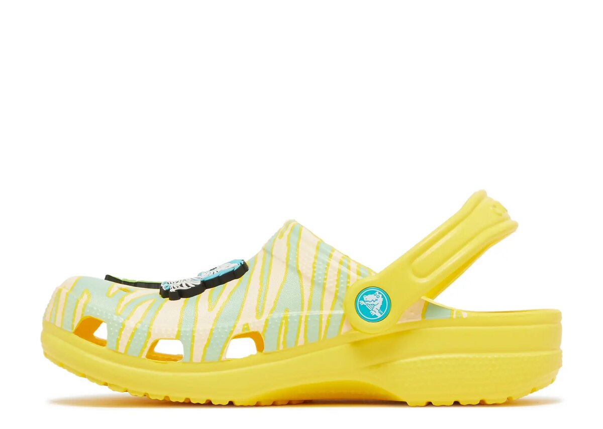 Ron English x Classic Clog Kids ’Party Animals – Zebra Lemon’ Ron English x Classic Clog Kids ’Party Animals – Zebra Lemon’
