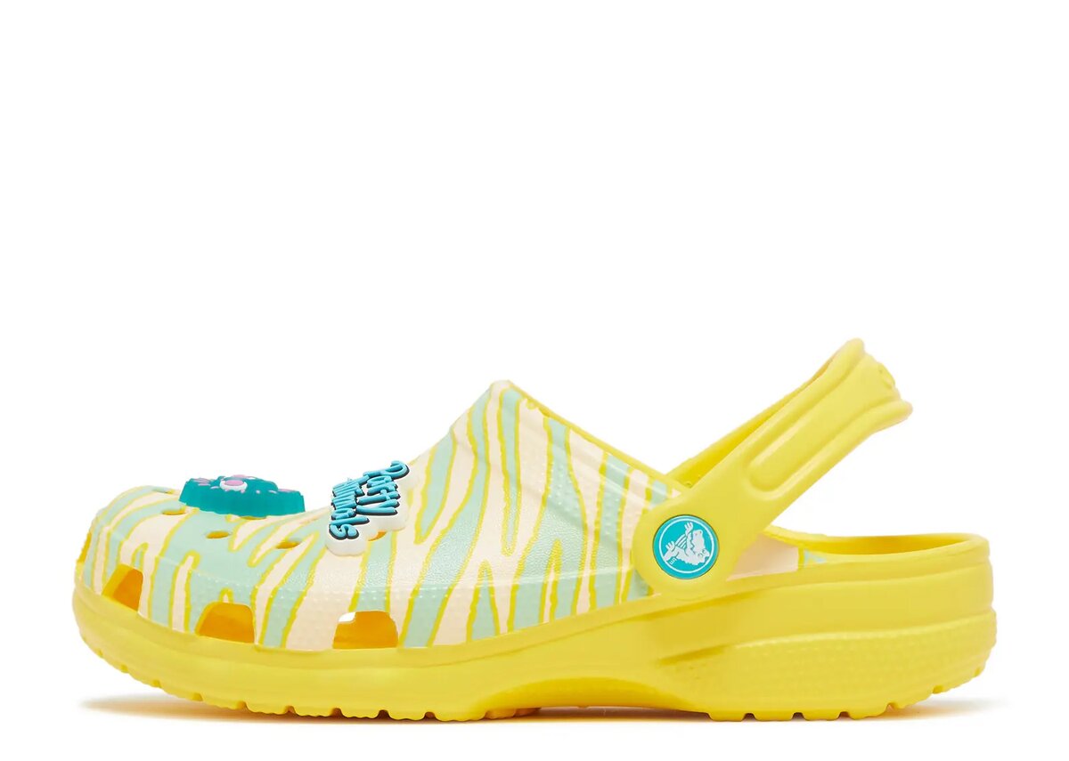 Ron English x Classic Clog Kids ’Party Animals – Zebra Lemon’ Ron English x Classic Clog Kids ’Party Animals – Zebra Lemon’